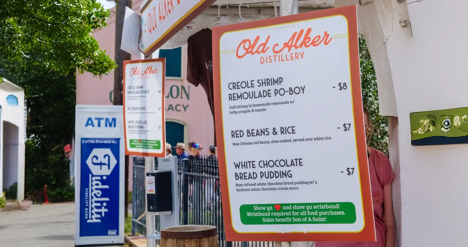 Menu Sign